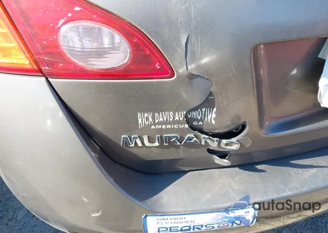 2009 Nissan Murano S from USA, damaged, VIN JN8AZ18W79W107103